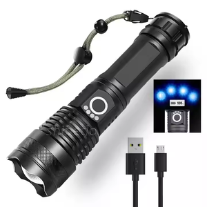 مصباح يدوي P50 طويل المدى فائق السطوع مع Usb قابل لإعادة الشحن من سبيكة الألومنيوم قابل للتكتيكية Led - Product Image 2