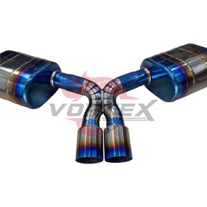 ระบบท่อไอเสียไทเทเนียม Vortex High Performance สำหรับ Porsche 981 Boxster Cayman 2.7L 3.4L Valvetronic Catback เสียงแบบรถแข่ง - Product Image 3
