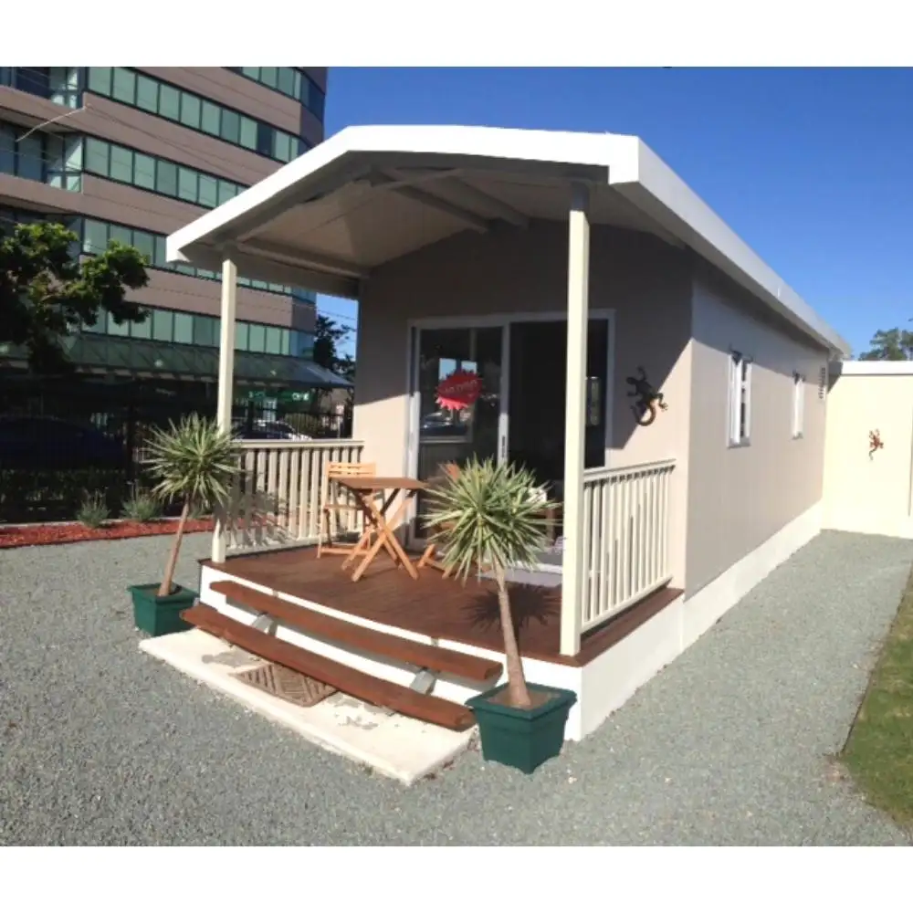 Fabriek Op Maat Duurzaam In Gebruik Landelijk Ontwerp Met Keuken En Badkamer Pvc Vloeren Oma Flat Prefab Huis Draagbaar Huis