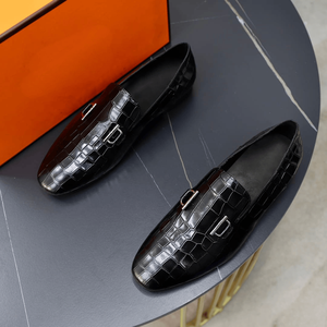 Zapatos Oxford de Piel de Vacuno con Entresuela de Goma/Látex, Suela de Goma y Forro de Tela, Parte Superior de Cuero de Grano Entero, Espuma para Todas las Estaciones - Product Image 2