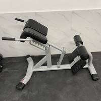 Chaise romaine réglable, banc d'hyperextension robuste, appareil de musculation du dos et de la taille pour usage commercial, modèle T05