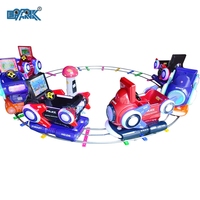 EPARK Atracción de Parque de Diversiones, Juegos Mecánicos para Niños, Tren Eléctrico, Tren sobre Rieles
