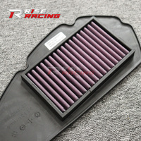 Filtre à air moto haute performance Rise Racing pour Yamaha NXV155 Aerox155 NMAX V2 2016-2019, élément filtrant d'admission lavable