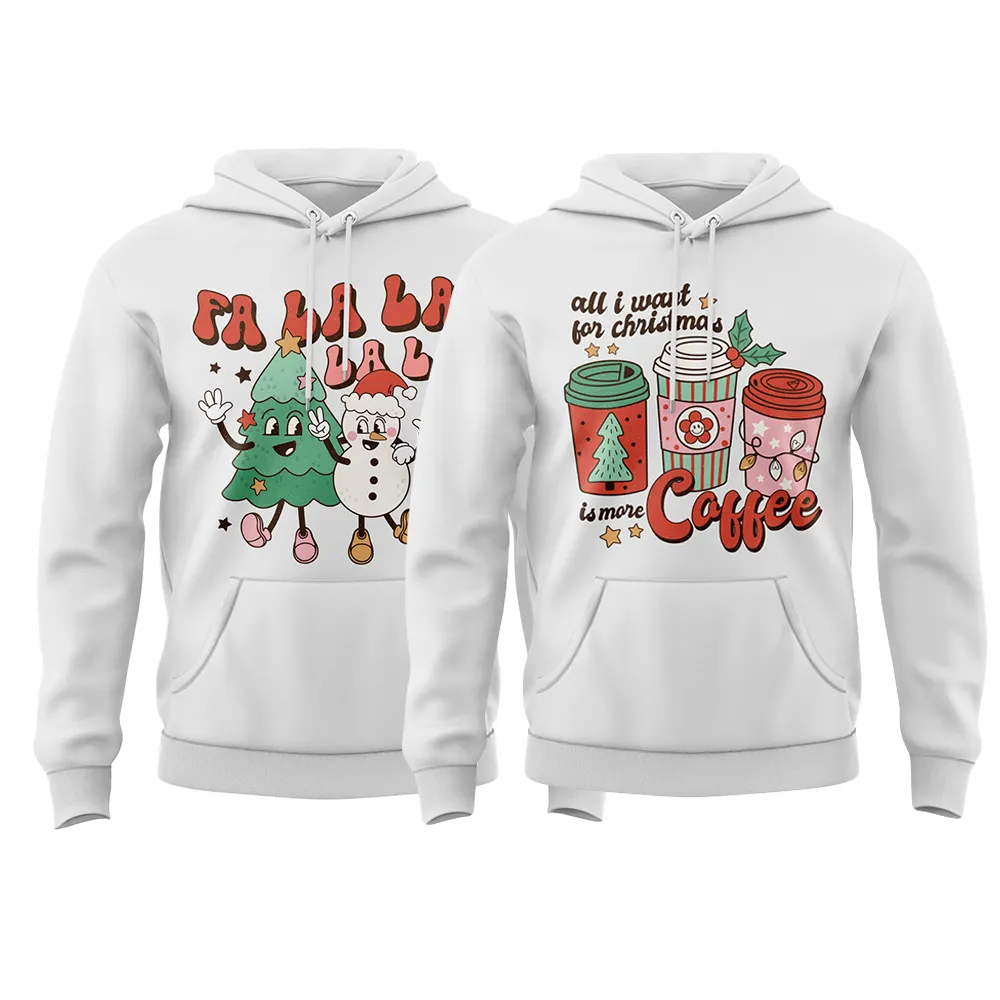 Weihnachts kleidung Fa La La La Alles, was ich will, war Weihnachts-Hoodies Haben Sie eine Tasse Hoodies Merry Gbright Festliche Af Hoodies