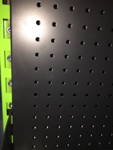 Accesorio de tienda multifunción de Metal verde a la moda de 1,8 m para accesorios de Hardware, estantes colgantes, bandeja, soporte de exhibición con divisores - Product Image 2