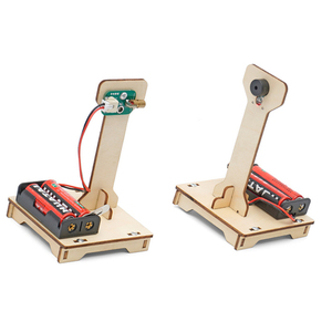 OKYN-Y2439 Kit de Alarma Láser Infrarroja de Madera para Armar, Proyecto Científico para Estudiantes - Product Image 4