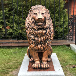 Escultura de <span class=keywords><strong>León</strong></span> de Bronce Fundido de Tamaño Real para Decoración de Parques al Aire Libre BLVE - Product Image 3