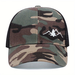 Gorra Trucker de 6 Paneles con Bordado de Montaña Personalizado, Fábrica con Certificación BSCI para Venta al Por Mayor, Estilo Outdoor, MOQ Bajo, Precio Competitivo - Product Image 2