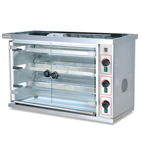 Four à poulet rôtissoire multi-style à gaz commercial Offre Spéciale en acier inoxydable
