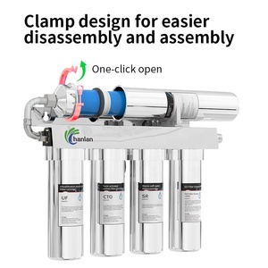 Filtro Acqua a <span class=keywords><strong>Osmosi</strong></span> <span class=keywords><strong>Inversa</strong></span> a 8 Stadi con Installazione Conveniente, Personalizzabile per Tutta la Casa con Lampada UV - Product Image 3