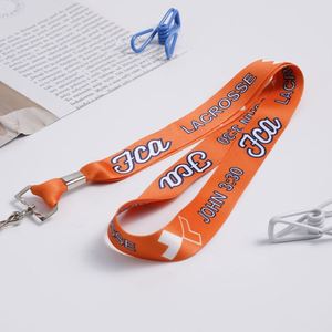 Bestom Custom Logo <b>Lanyard</b> <b>Polyester</b> ID Card Holder with Hook Accessory - Product Image 3