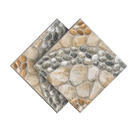 Carreaux de céramique rustiques aspect pavé poli balcon villa sol extérieur antidérapant 300x300mm carreaux de sol en céramique
