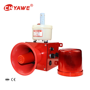 <span class=keywords><strong>Alarma</strong></span> Audible y Visual TBG-200, Sirena Industrial <span class=keywords><strong>de</strong></span> Alto Decibelio con Luz Estroboscópica, Resistente al Agua y al Polvo, con Tono Ajustable y Voz Personalizada - Product Image 1