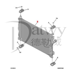 OE 9809141780 9675747980 Peugeot 308 408 T93 Citroen c4 Grand <span class=keywords><strong>PICASSO</strong></span>/c4 <span class=keywords><strong>Picasso</strong></span> réservoir d'eau (marque originale) - Product Image 2