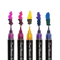 Marqueurs d'art spéciaux double face à pointe pinceau souple, stylo de signature, couleur dégradée, surligneur aquarelle, vente en gros