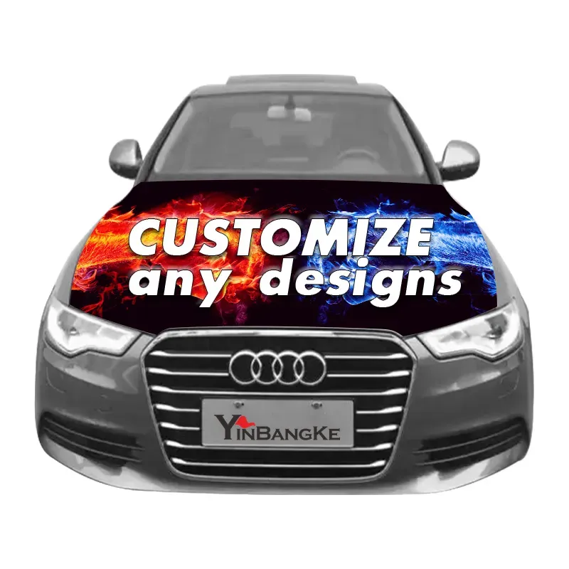 FOCUS Custom Event Decor Auto Flag Cover Hochela tisch für jede Auto größe Flag Werbe Event Decor Flag Polyester