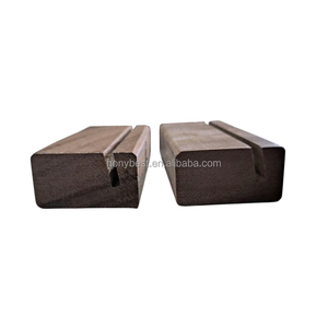 Support de table en acrylique et bois de noyer pour numéros de table et photos – Idéal pour les magasins, cafés, maisons, mariages, dîners et événements - Product Image 2