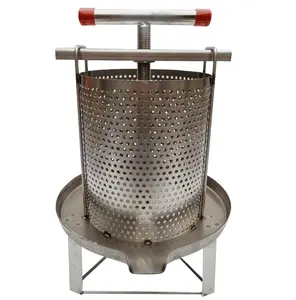 Espremedor de uva manual de uso doméstico, pequena máquina de prensa de vinho suco hidráulico