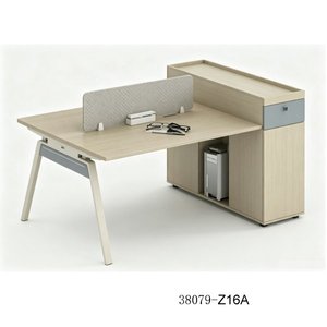 Escritorio Ejecutivo Moderno de Madera con Gabinete de Almacenamiento 38079-B18A, Muebles de Oficina Independientes - Product Image 3