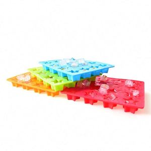 Bac à glaçons en silicone en forme d'étoile à 16 trous, OEM ODM, fabricant de glaçons DIY, moule à glace pour la cuisine, fourniture directe d'usine - Product Image 4