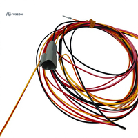 Rangkaian Kabel Panjang untuk Bodi Sasis Otomotif, Selubung Kepang Multi-Cabang, Kabel Harness Kustom OEM 12V 24V