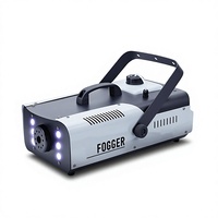 Machine à brouillard à température constante 1500W, machine à fumée compacte pour bar, pulvérisateur de brume LED coloré haute puissance pour scène, télécommande/double commande