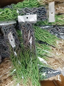 Extensions de cheveux tressés bouclés et ondulés Soft Gypsy Locs 14, 18 et 24 pouces, pour tresses africaines, fausses locks Goddess - Product Image 5