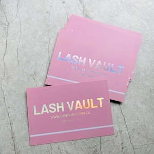 Tùy chỉnh Laser Holographic ba chiều sang trọng cảm ơn bạn thẻ cho hỗ trợ của tôi Doanh Nghiệp Nhỏ - Product Image 4