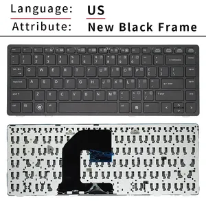 Neue US-Russische Laptop-Tastatur für HP EliteBook 8460p 8460w 8460b 8470p 8470w 8470b 6460p 6460w 6460b 6470p 6470w <span class=keywords><strong>6470b</strong></span> - Product Image 3