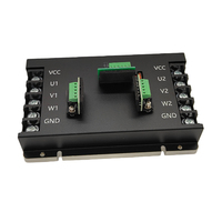 Contrôleur de moteur CC sans balais à double canal 12V 24V 36V 48V 100A, compatible RC RS232 CAN, régulateur BLDC industriel