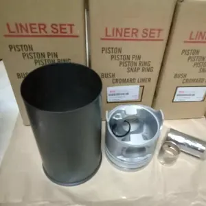 Isuzu 4HK1/6HK1 Liner Kit 1-87813540-0 EX200-3/EX210-3/EX240-3 Excavator Mesin Piston, LINER, Cincin Pin