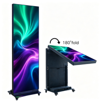 Display LED Verticale per Interni, Schermo Pubblicitario Digitale a Colori, Lettore Sottile per Saloni di Bellezza, Spa e Centri Fitness