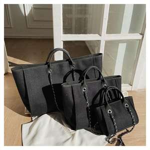 Bolso de Mano de Moda Personalizado al por Mayor 2026, Bolso de Hombro de Compras, Bolso de Lona para Mujer - Product Image 3