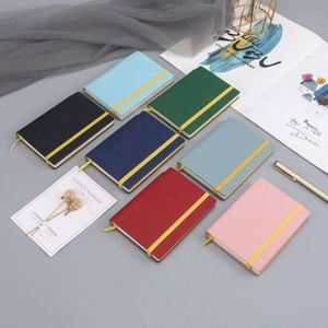 Wholesale A6 Leather Cover Portable Notebooks & <b>Diaries</b> for Gift Use Customizable 100 Inner Sheets - Product Image 4