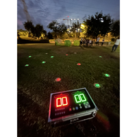Kit de jeu interactif intelligent IPS, système de jeu sans fil avec détection de mouvement, effets lumineux et sonores, étui de transport portable