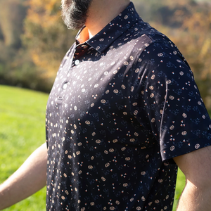 Polos de sport en polyester respirant à logo personnalisé pour hommes - Product Image 4