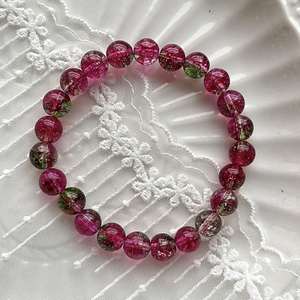 Natural Stone <b>Bracelet</b> Colorful Glass Beaded Reiki Infused Seamless Global Export Service Quality Guarantee Card - Product Image 4