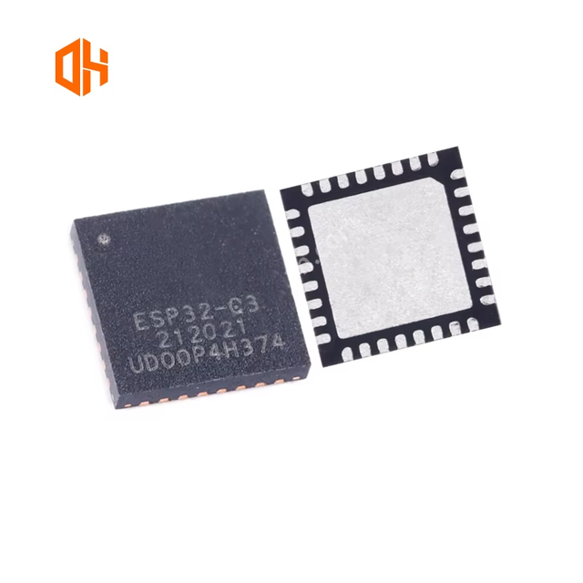 Original Genuine ESP32-C3 QFN-32 WiFi Wireless Communication Chip 32-bit MCU for Smart Home & Battery-Powered Sensors
