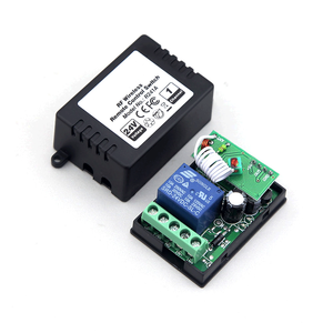 Nhà Máy Bán buôn DC <span class=keywords><strong>12V</strong></span> duy nhất kênh không dây tiếp sức <span class=keywords><strong>RF</strong></span> chuyển đổi từ xa không dây 433MHz Transmitter với Receiver - Product Image 1