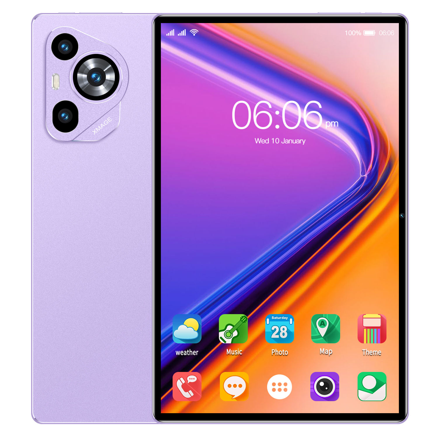 Hot Sale 10.1 Inch M70 Plus Android 15 Tablet PC - 4G, 16GB+256GB