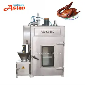 Commercial whole poultry steaming smokehouse/best price salmon smoke chamber/Salami smoke drying equipment