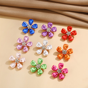 Nova Chegada 2026: Broche Floral de Nove Cores, Acessório de Luxo Leve e Sofisticado Inspirado na Dopamina, Ideal para Ternos, Blazers, Casacos e Casamentos - Product Image 1