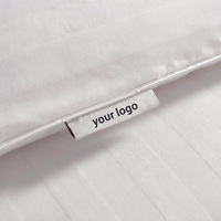 Couette alternative au duvet, enveloppe 100 % coton, respirante, hypoallergénique, literie pour hôtel et maison, 3 tailles disponibles, personnalisable