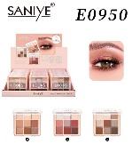 Palette de fards à paupières Saniye E0950, maquillage minéral multicolore à haute teneur en pigments pour les yeux - Product Image 1