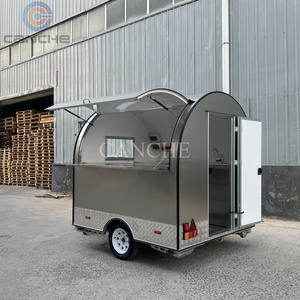 CE Fast Food Snack Fruit Juice Coffee Ice Cream <b>Freezer</b> Food Cart Trailer - Product Image 6