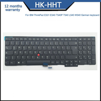 Keyboard Laptop HK-HHT untuk ThinkPad E531 E540 L540 L560 L570 W540 W541 T540 T550 T560 Keyboard Jerman
