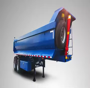 Semi-remorque benne basculante en acier robuste en forme de U à prix compétitifs, capacité supérieure à 30 000 kg - Product Image 3