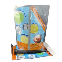 Sac de conditionnement portable 5L pour huile moteur avec bec verseur et tuyau – Pochette multi-usage pour huile