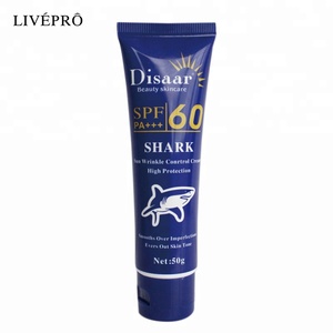 Disaar Gros FPS 60 Requin blanchissant solaire anti-rides crème solaire crème écran pour toutes les peaux - Product Image 3