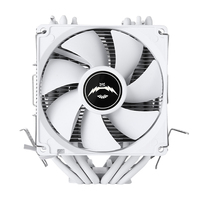 QiuzAim 6 caloducs en cuivre silencieux 90mm ventilateurs PWM éclairage couleur pour LGA 1700 AM5 PC de jeu et de poste de travail refroidissement efficace
